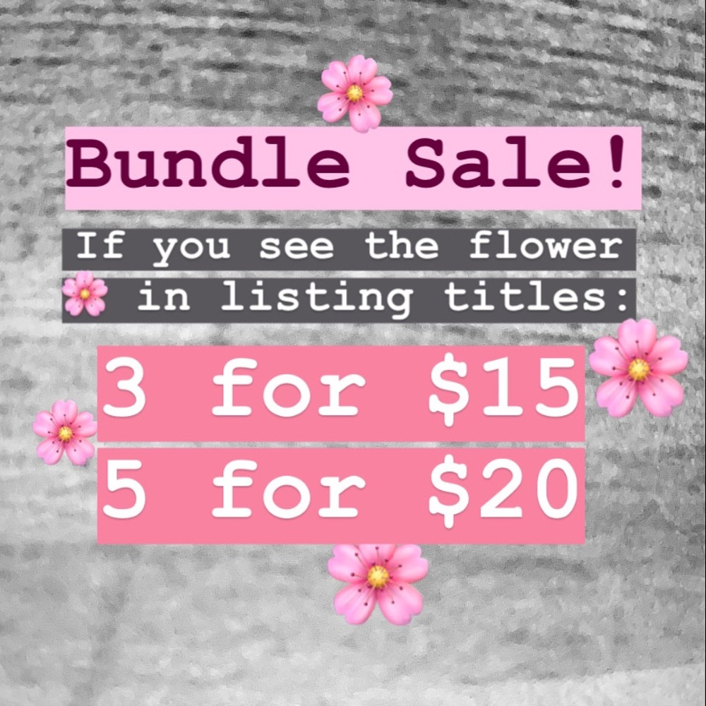 Bundle 🌸 listings for discount!!